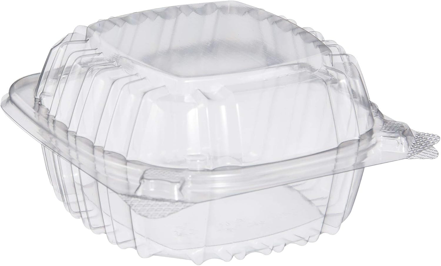DART C53PST1 OPS 5 in Clear Hinged Container, 5.3 X 5.4 in (Case of 500)