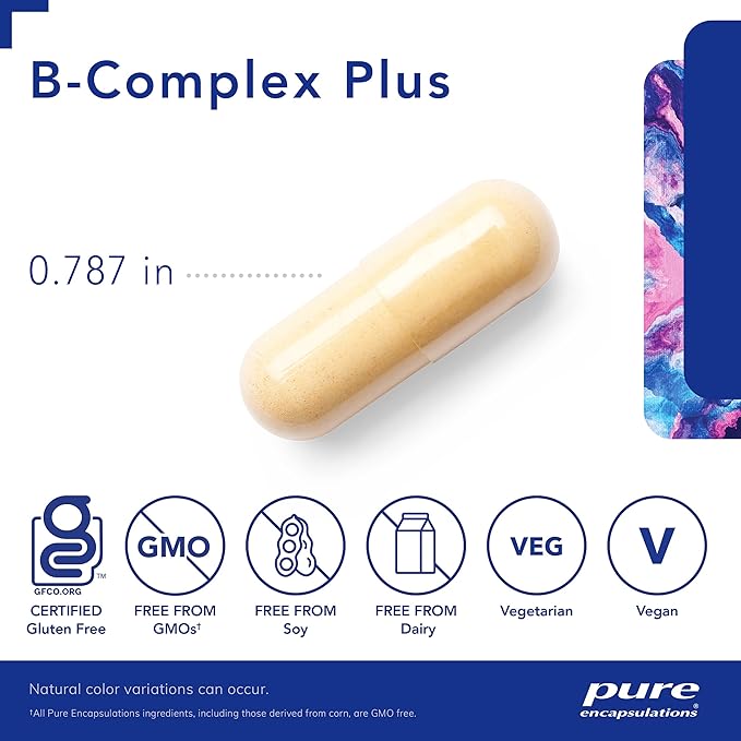 Pure Encapsulations B-Complex Plus, 120 Capsules