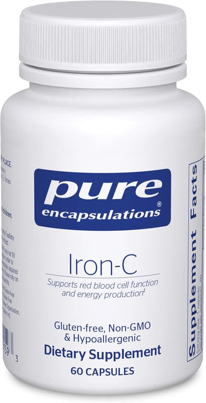 Pure Encapsulations Iron-C - 15 mg, 60 Capsules