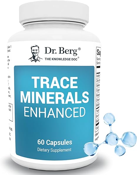 Dr. Berg Trace Minerals Enhanced Complex, 60 Capsules