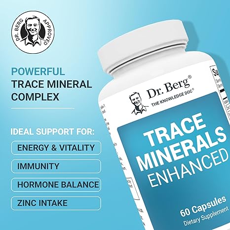Dr. Berg Trace Minerals Enhanced Complex, 60 Capsules