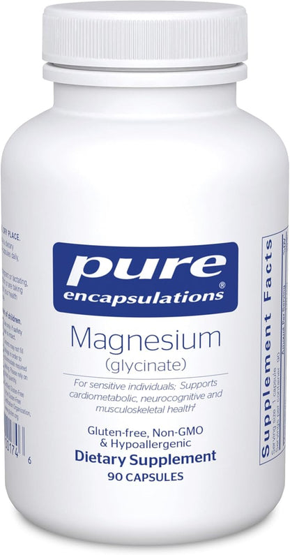 Pure Encapsulations Magnesium (Glycinate) - Supplement, 90 Capsules
