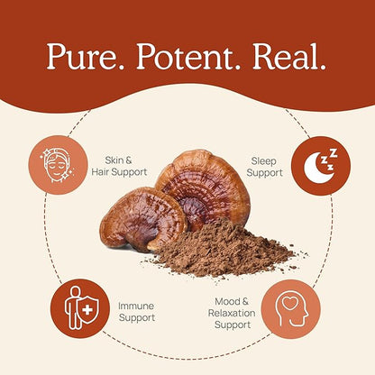 Real Mushrooms Reishi Mushroom Extract, 90 Capsules